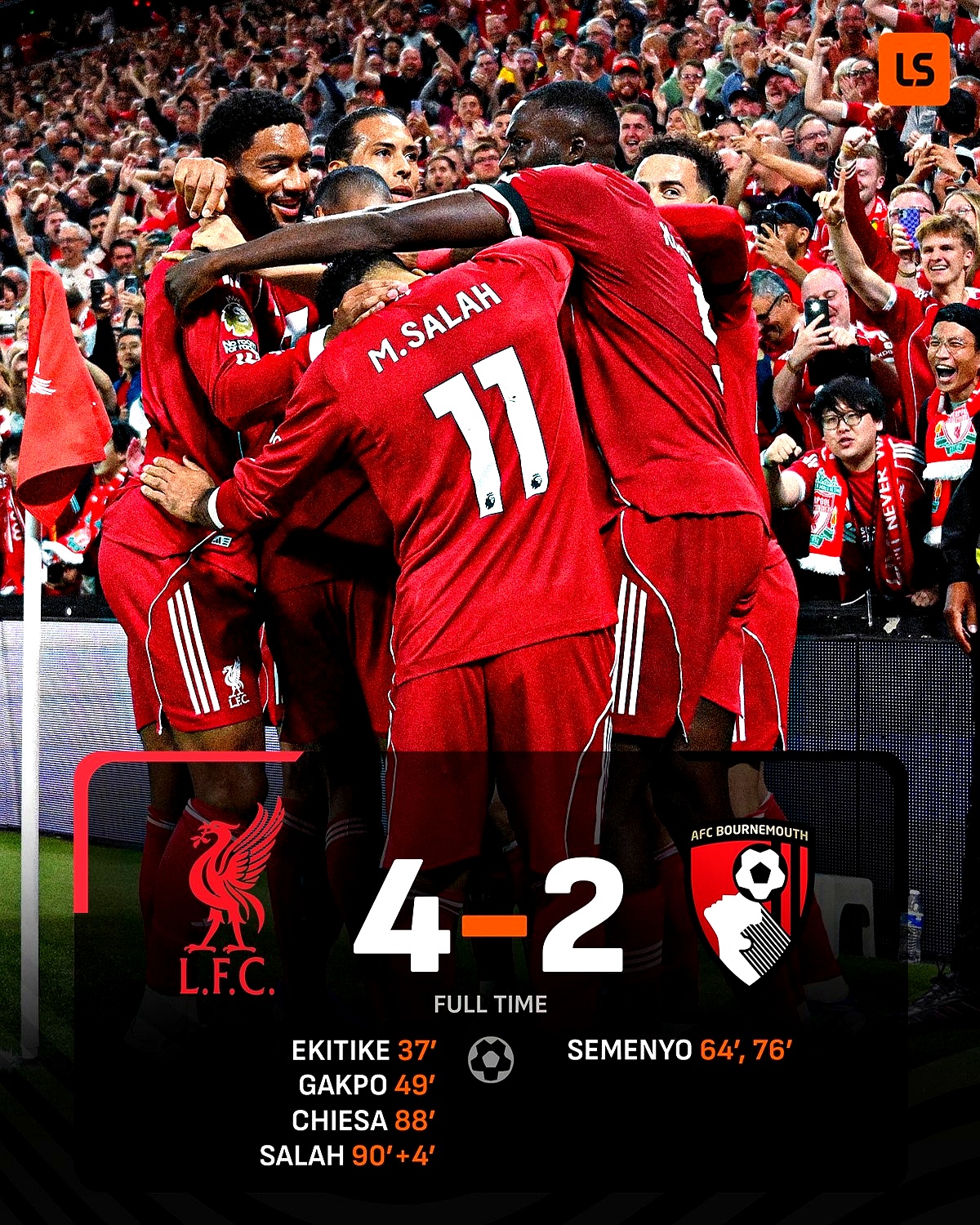 关于利物浦中场发挥稳定，球队整体实力显著提升的信息